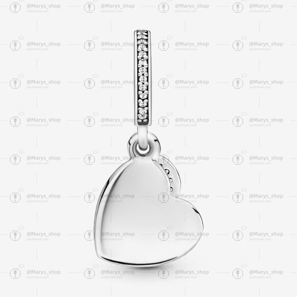 Pandora Forever Friends Heart Dangle Charm - Picture 2 of 4